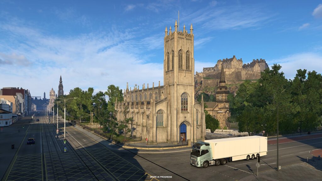 New previews showcase Euro Truck Simulator 2’s detailed Edinburgh rework