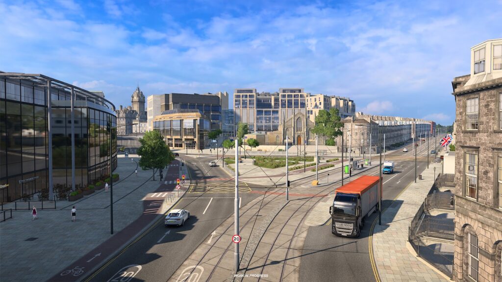 New previews showcase Euro Truck Simulator 2’s detailed Edinburgh rework
