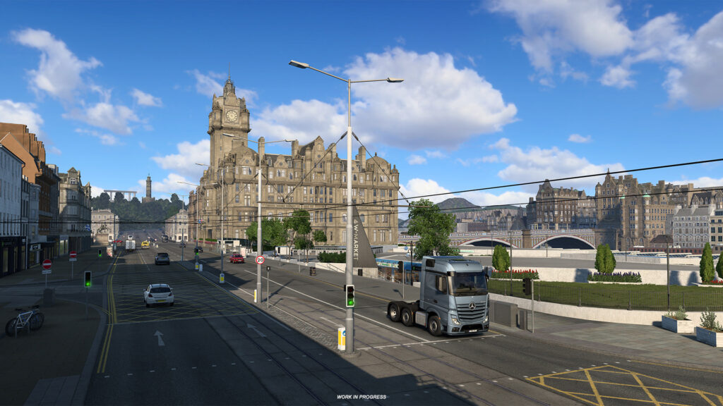 New previews showcase Euro Truck Simulator 2’s detailed Edinburgh rework