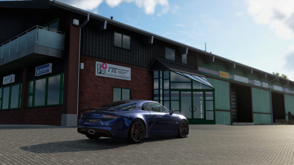 Alpine, tyre fitting, The eight most important features from Assetto Corsa EVO’s free-roam mode keynote 