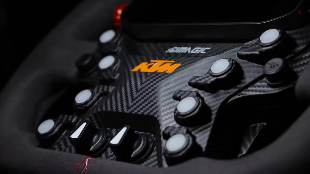 Simagic reveals authentic KTM Xbow GT2 steering wheel, public debut set for SimRacing Expo Frankfurt
