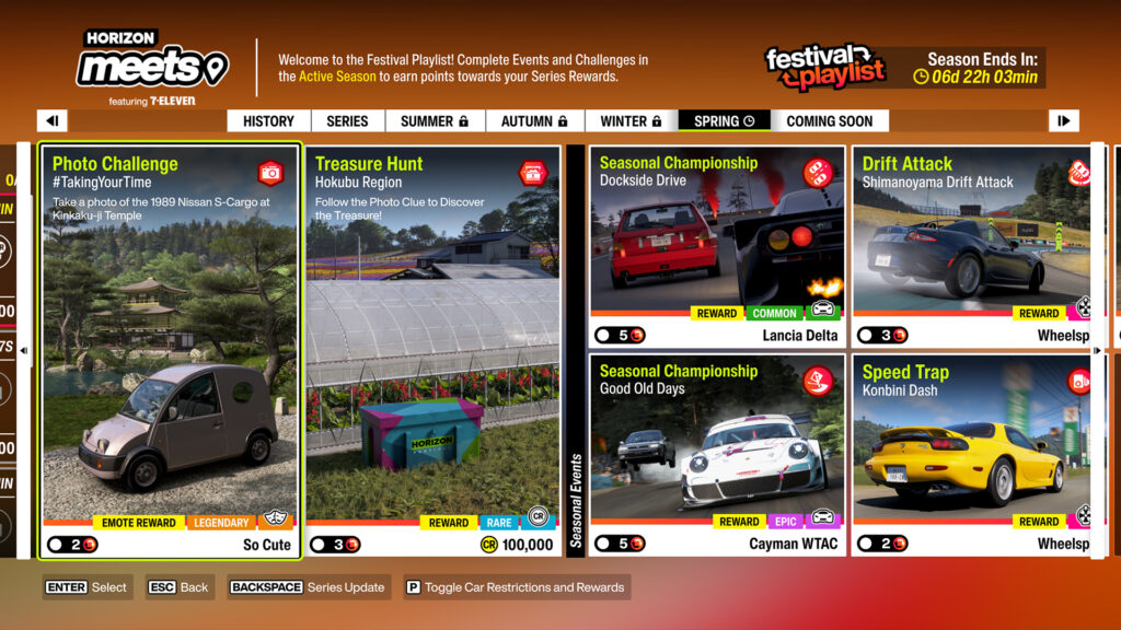 How to complete the Series 6 Week 4 ‘Hokubu Region’ Treasure Hunt in Forza Horizon 6