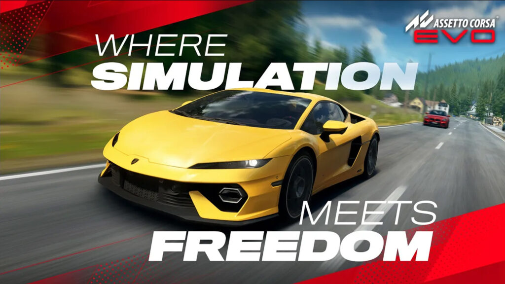 Assetto Corsa EVO free roam showcase 7th October, includes Lamborghini Temerario