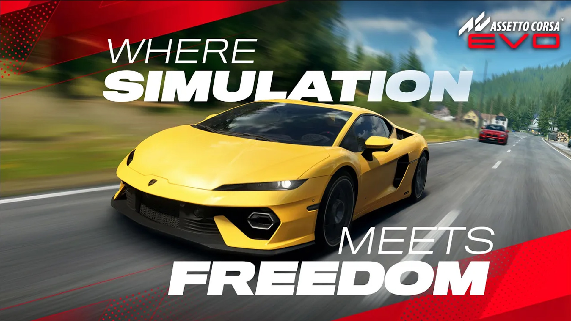 Assetto Corsa EVO free roam showcase 7th October, includes Lamborghini Temerario