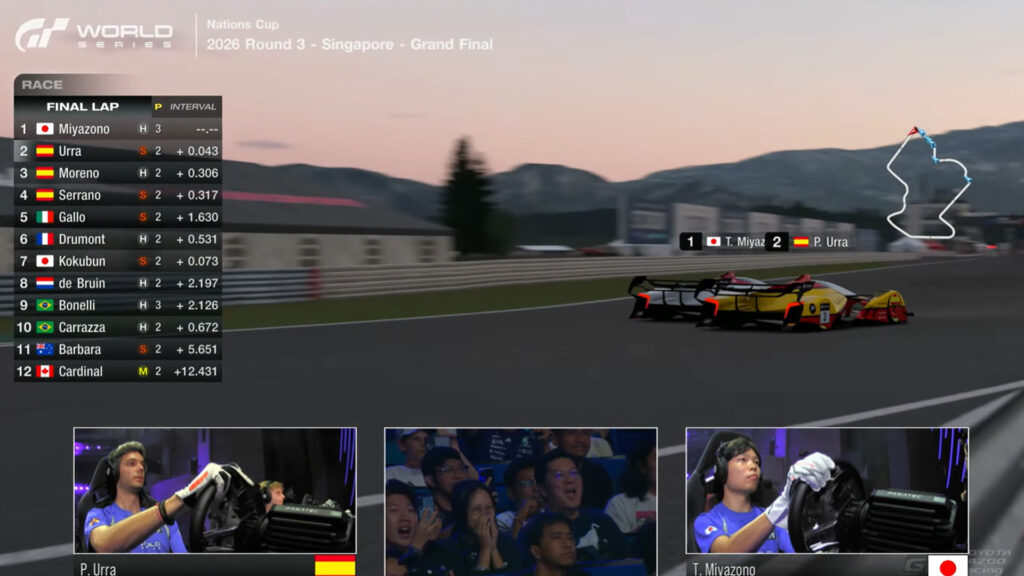 Gran Turismo World Series Nations Cup Miyazono wins in Singapore 02