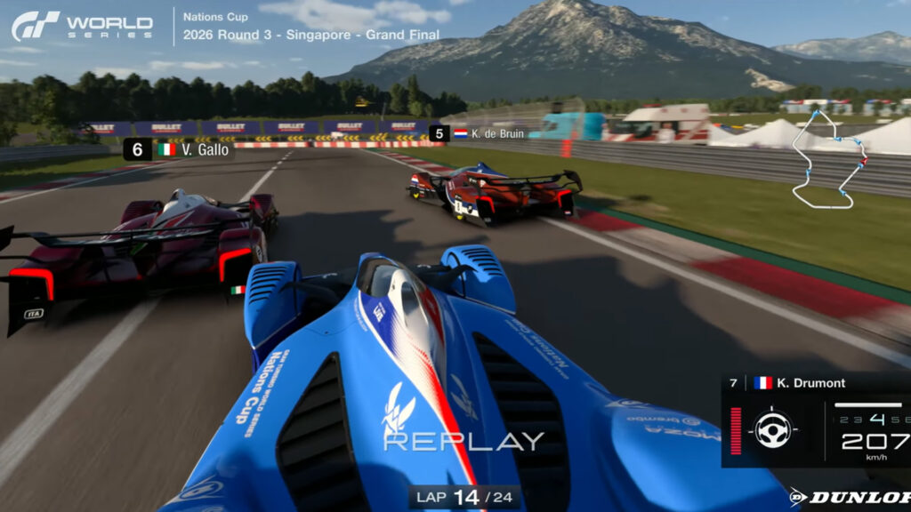 Gran Turismo World Series Nations Cup Miyazono wins in Singapore 03