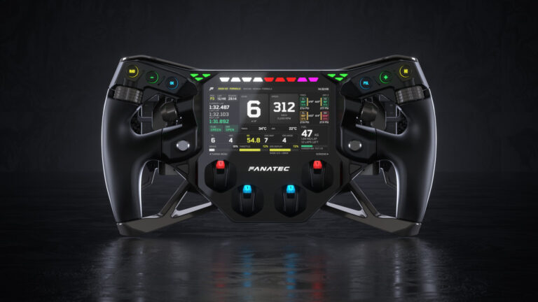 Official Fanatec’s Project Obsidian is a new sim wheel with 5” screen for 2027