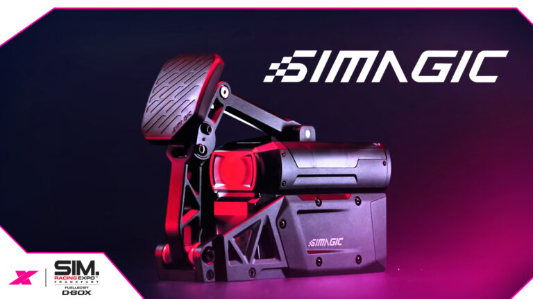 New P-ACTIVE active pedal added to Simagic's SimRacing Expo Frankfurt line-up