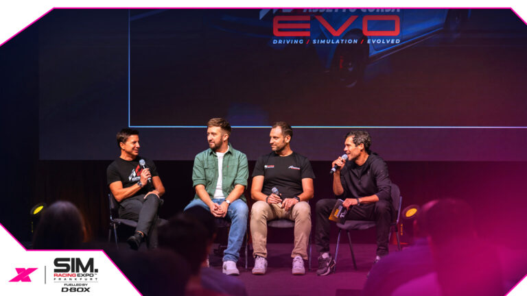 SimRacing Expo Frankfurt's live stage will feature 12 world premieres, including “unbelievable exclusives”