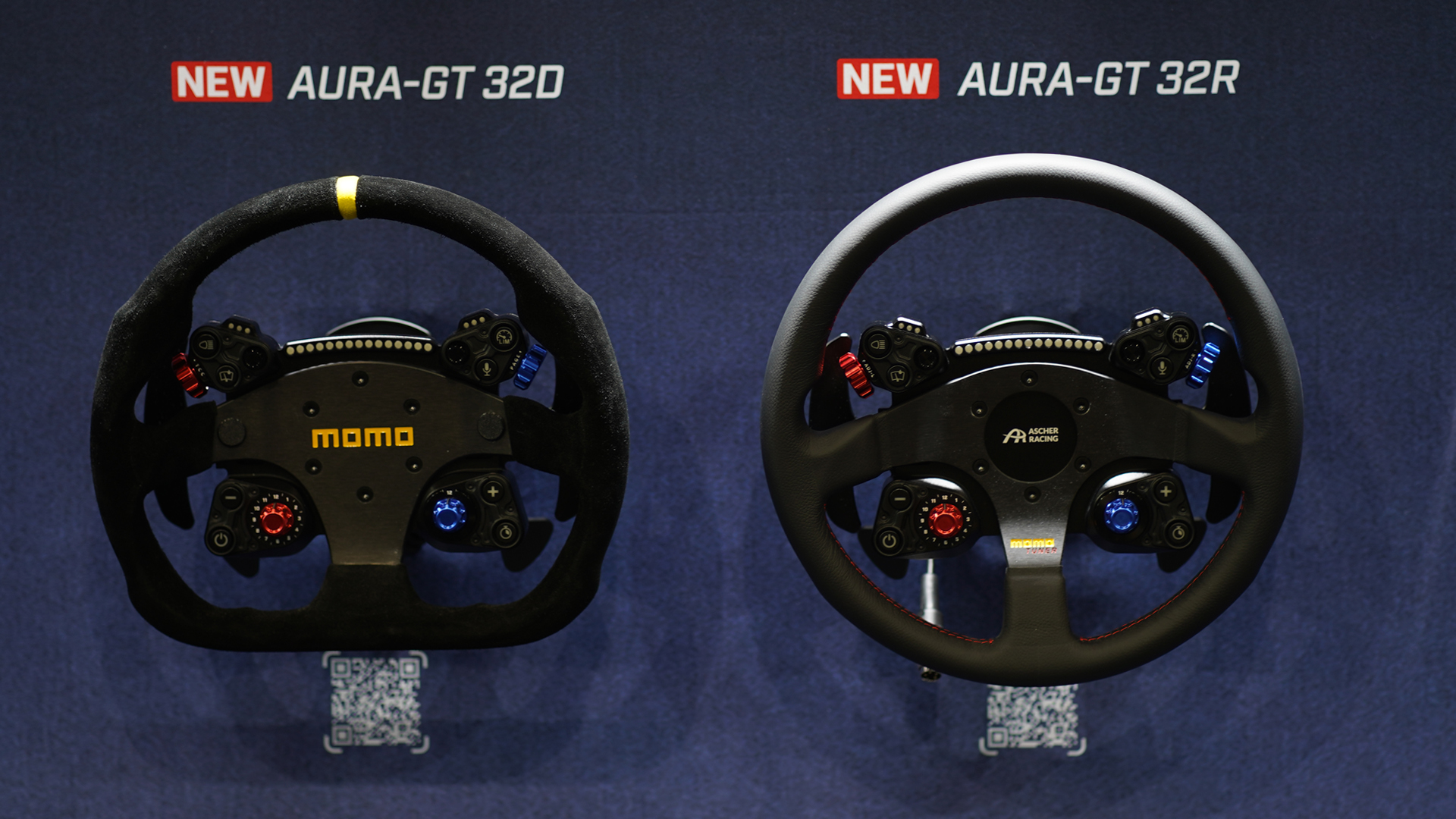 The Ascher Racing AURA is a new GT-style sim wheel range 04