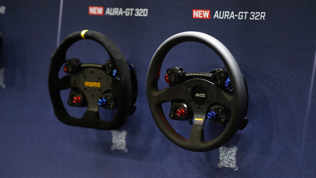The Ascher Racing AURA is a new GT-style sim wheel range 06