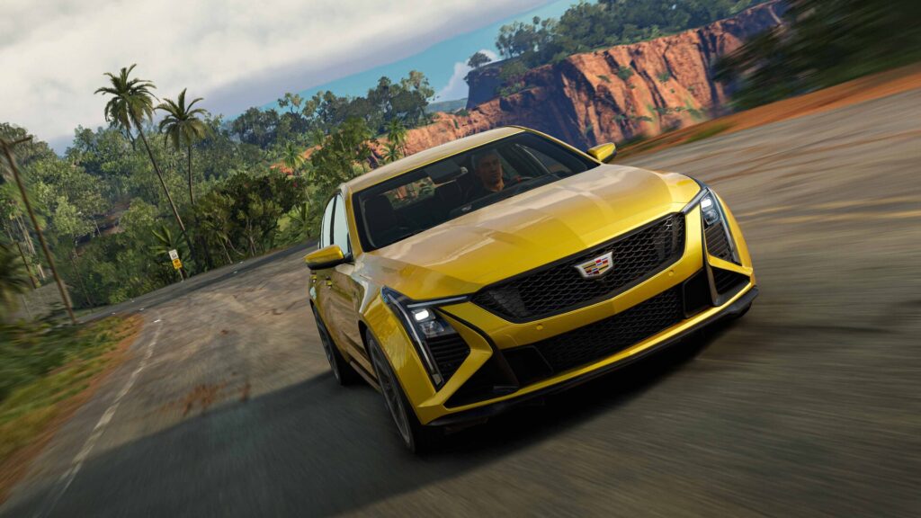 The Cadillac CT5-V Blackwing in The Crew Motorfest